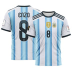 Enzo 8 AOP T-Shirt 2026 World Cup Argentina Home