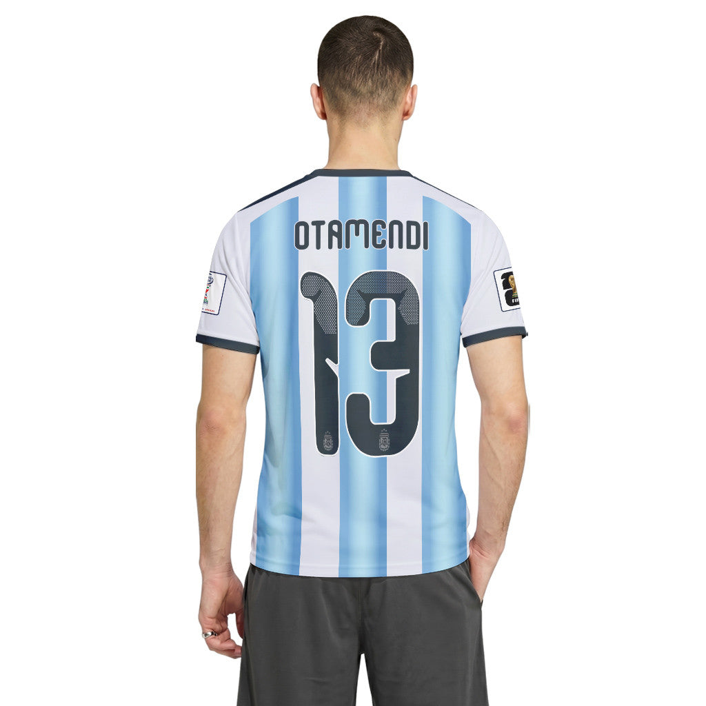 Otamendi 13 AOP T-Shirt 2026 World Cup Argentina Home