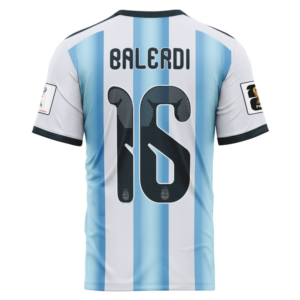 Balerdi 16 AOP T-Shirt 2026 World Cup Argentina Home