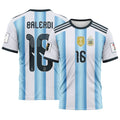 Balerdi 16 AOP T-Shirt 2026 World Cup Argentina Home