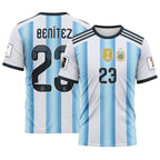 Benitez 23 AOP T-Shirt 2026 World Cup Argentina Home