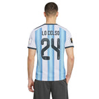 Lo Celso 24 AOP T-Shirt 2026 World Cup Argentina Home