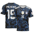 Palacios 15 2026 World Cup Argentina Away AOP T-Shirt