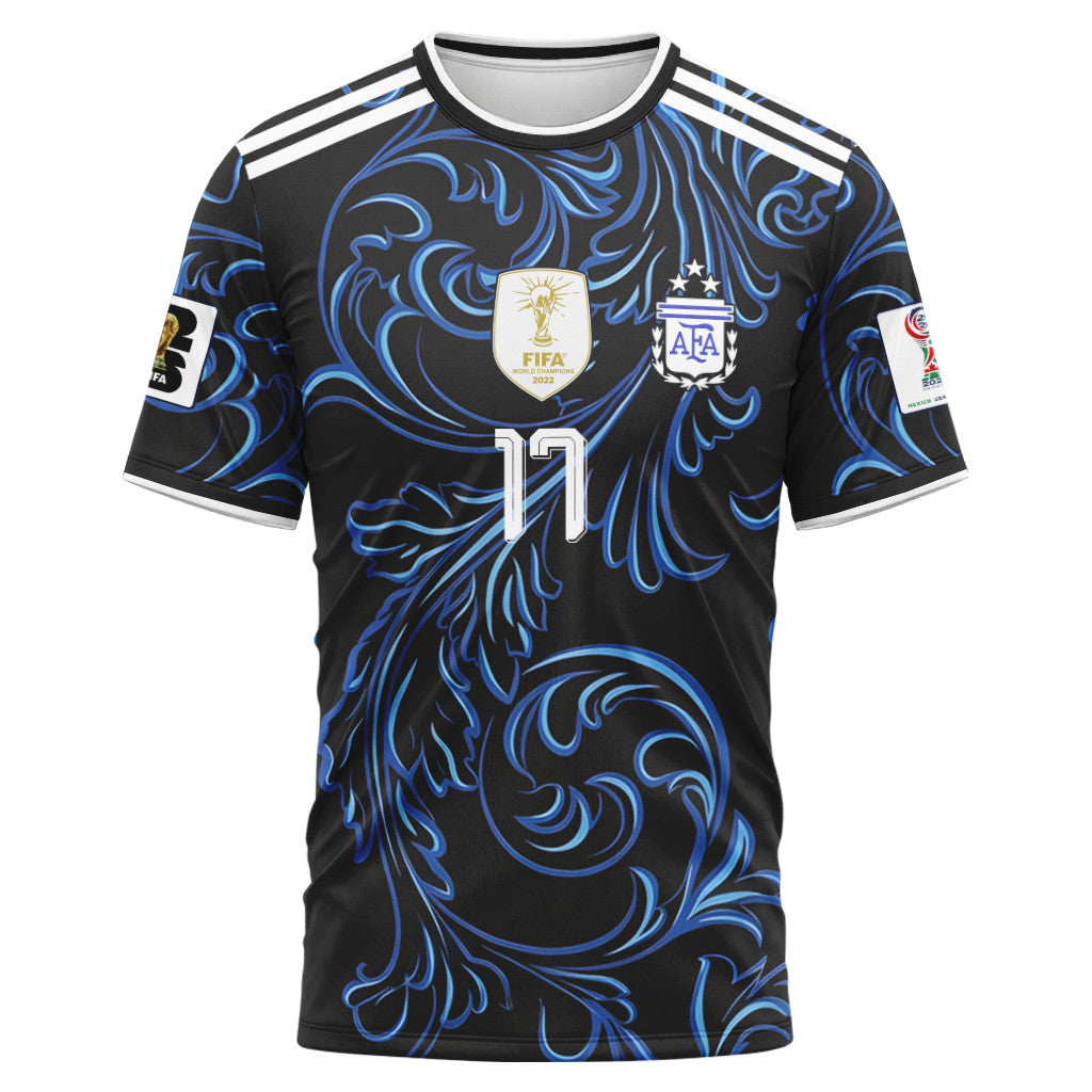 Nico Gonzalez 17 2026 World Cup Argentina Away AOP T-Shirt