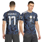 Nico Gonzalez 17 2026 World Cup Argentina Away AOP T-Shirt