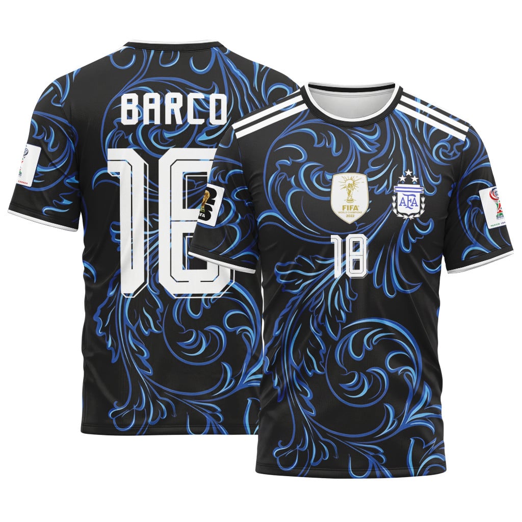 Barco 18 2026 World Cup Argentina Away AOP T-Shirt