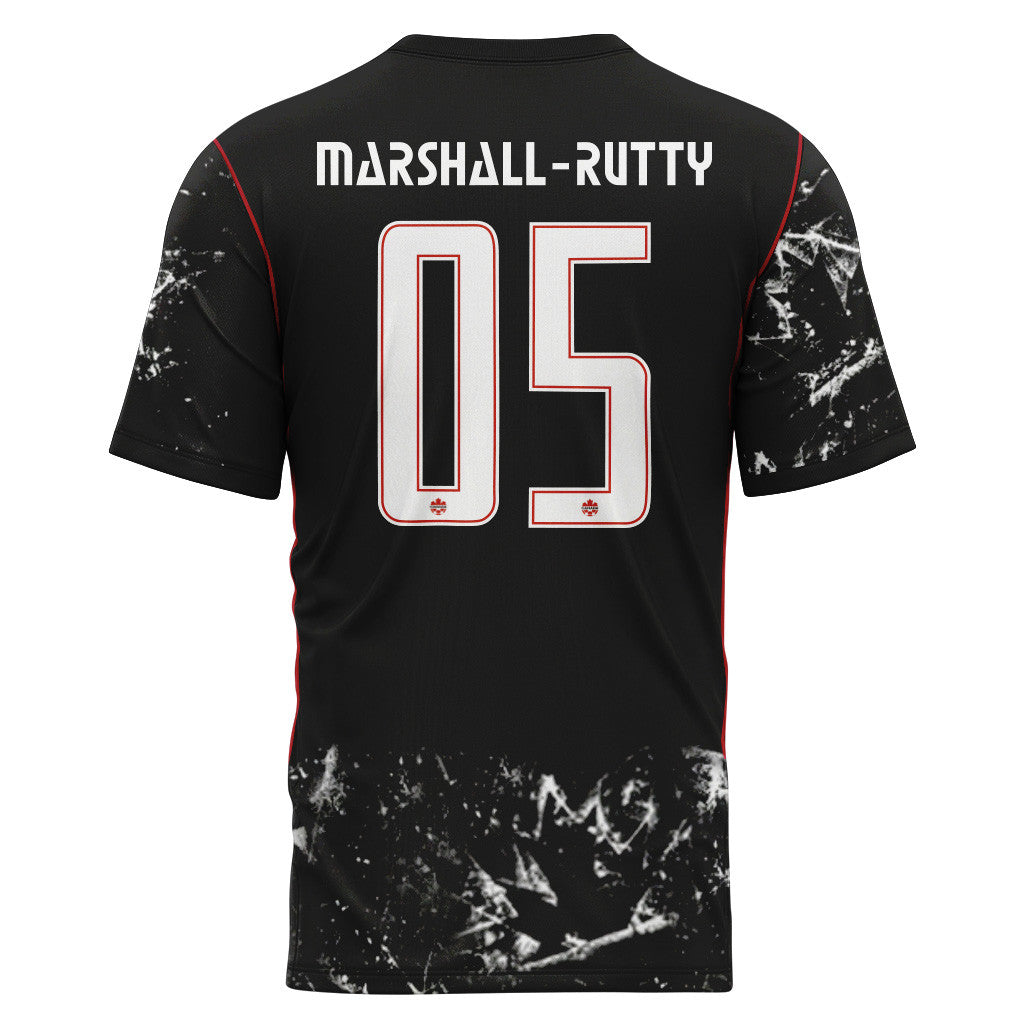 Marshall-Rutty 5 2026 World Cup Canada Away AOP T-Shirt
