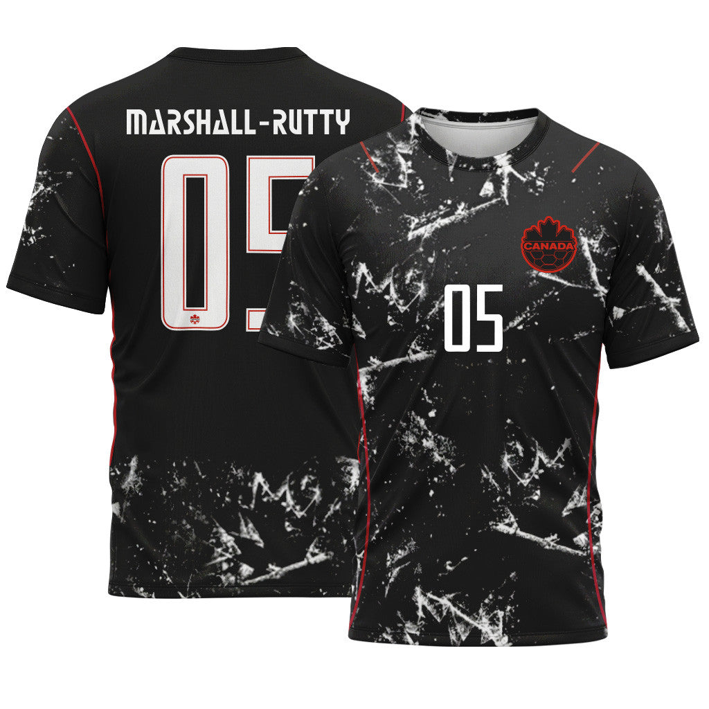 Marshall-Rutty 5 2026 World Cup Canada Away AOP T-Shirt
