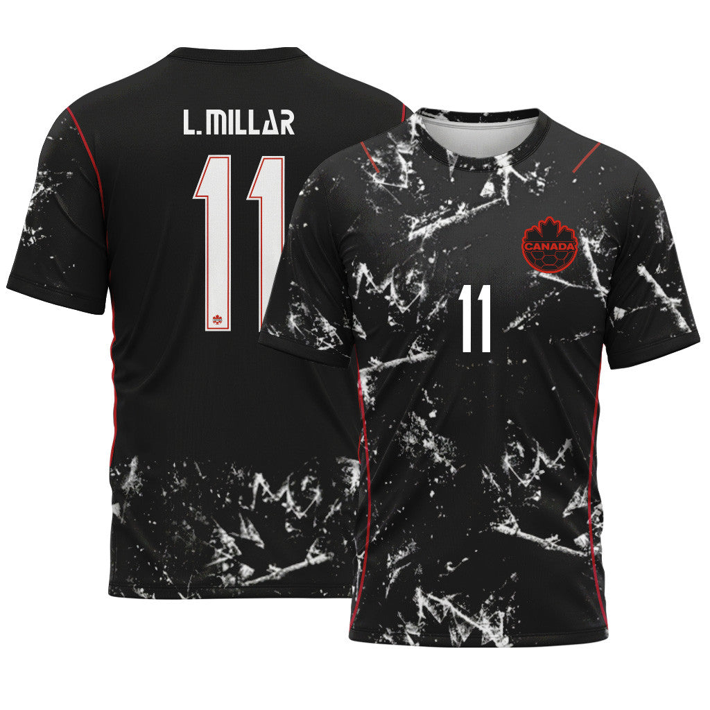 L. Millar 11 2026 World Cup Canada Away AOP T-Shirt