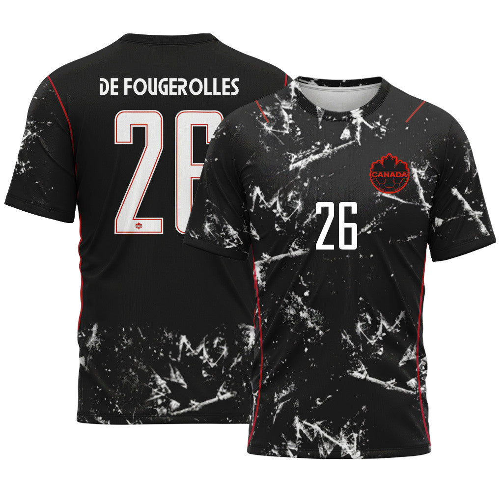 De Fougerolles 26 2026 World Cup Canada Away AOP T-Shirt