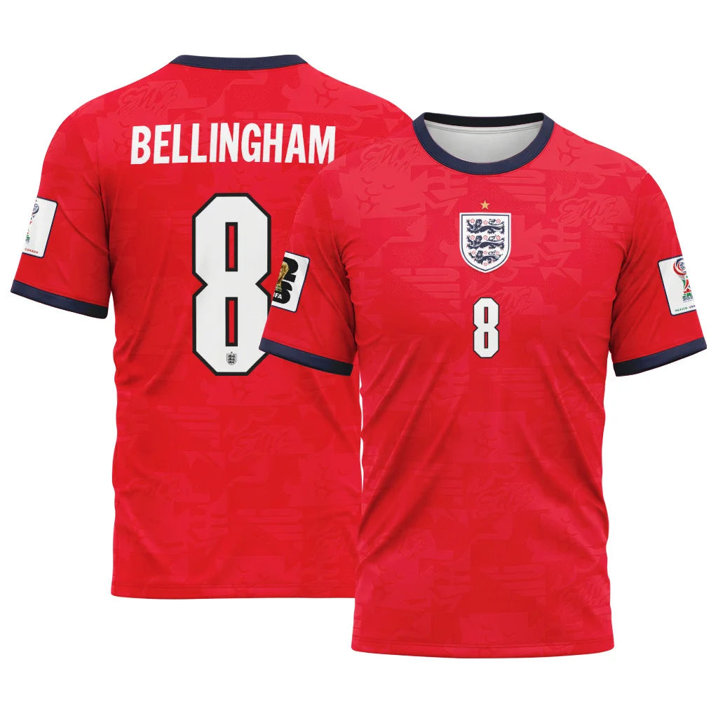 Bellingham 8 Away AOP T-Shirt 2026 World Cup England