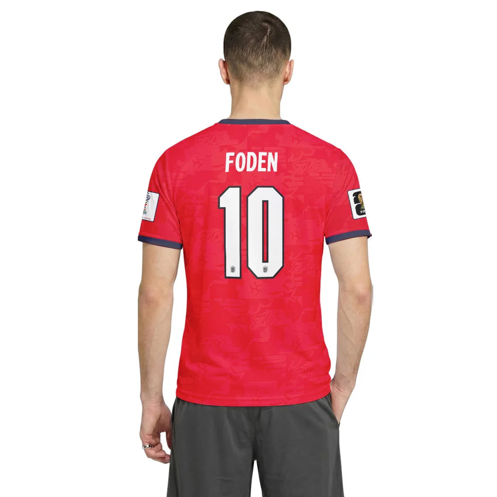 Foden 10 Away AOP T-Shirt 2026 World Cup England