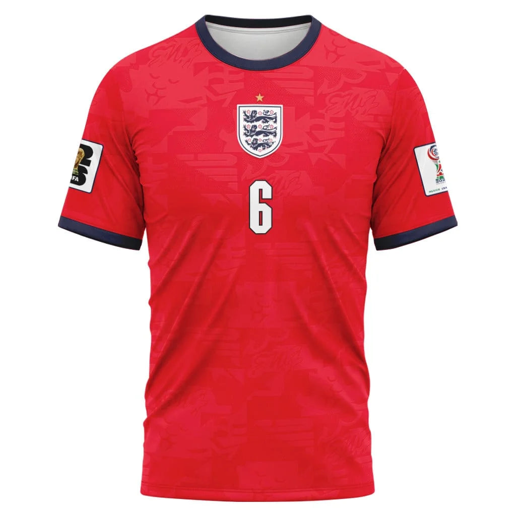 Gu?hi 6 Away AOP T-Shirt 2026 World Cup England