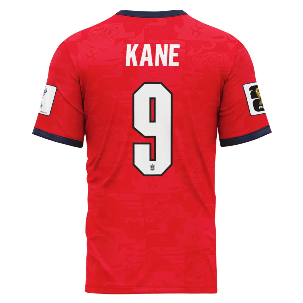 Kane 9 Away AOP T-Shirt 2026 World Cup England