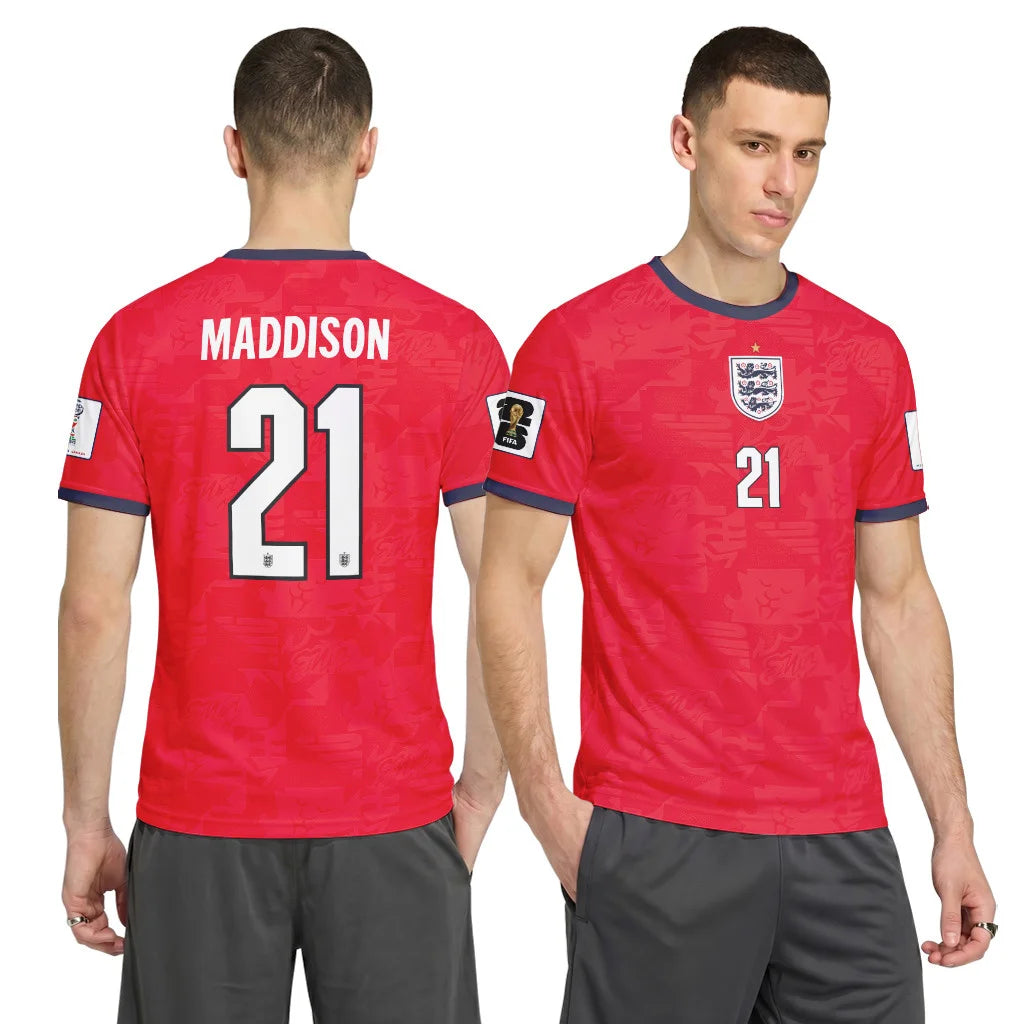 Maddison 21 Away AOP T-Shirt 2026 World Cup England