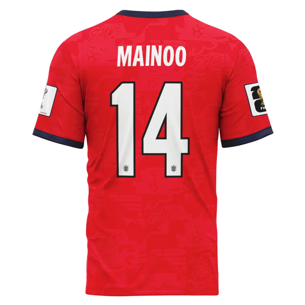 Mainoo 14 Away AOP T-Shirt 2026 World Cup England