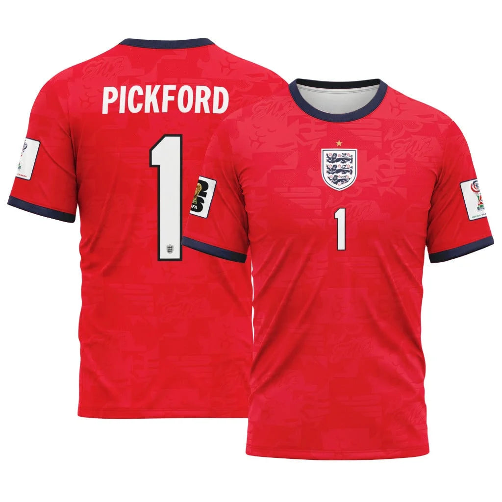 Pickford 1 Away AOP T-Shirt 2026 World Cup England