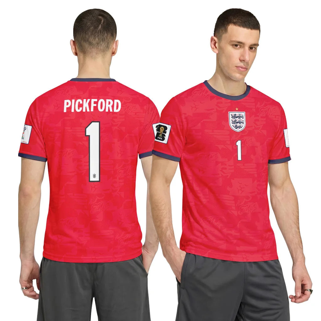 Pickford 1 Away AOP T-Shirt 2026 World Cup England