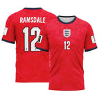 Ramsdale 12 Away AOP T-Shirt 2026 World Cup England