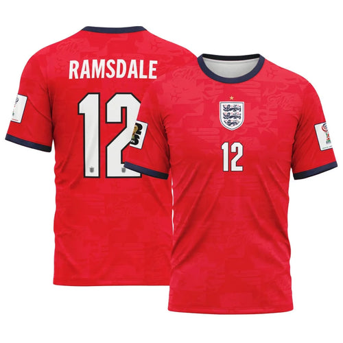Ramsdale 12 Away AOP T-Shirt 2026 World Cup England