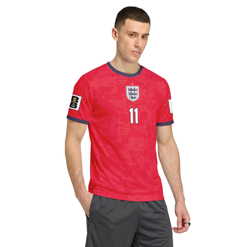 Rashford 11 Away AOP T-Shirt 2026 World Cup England