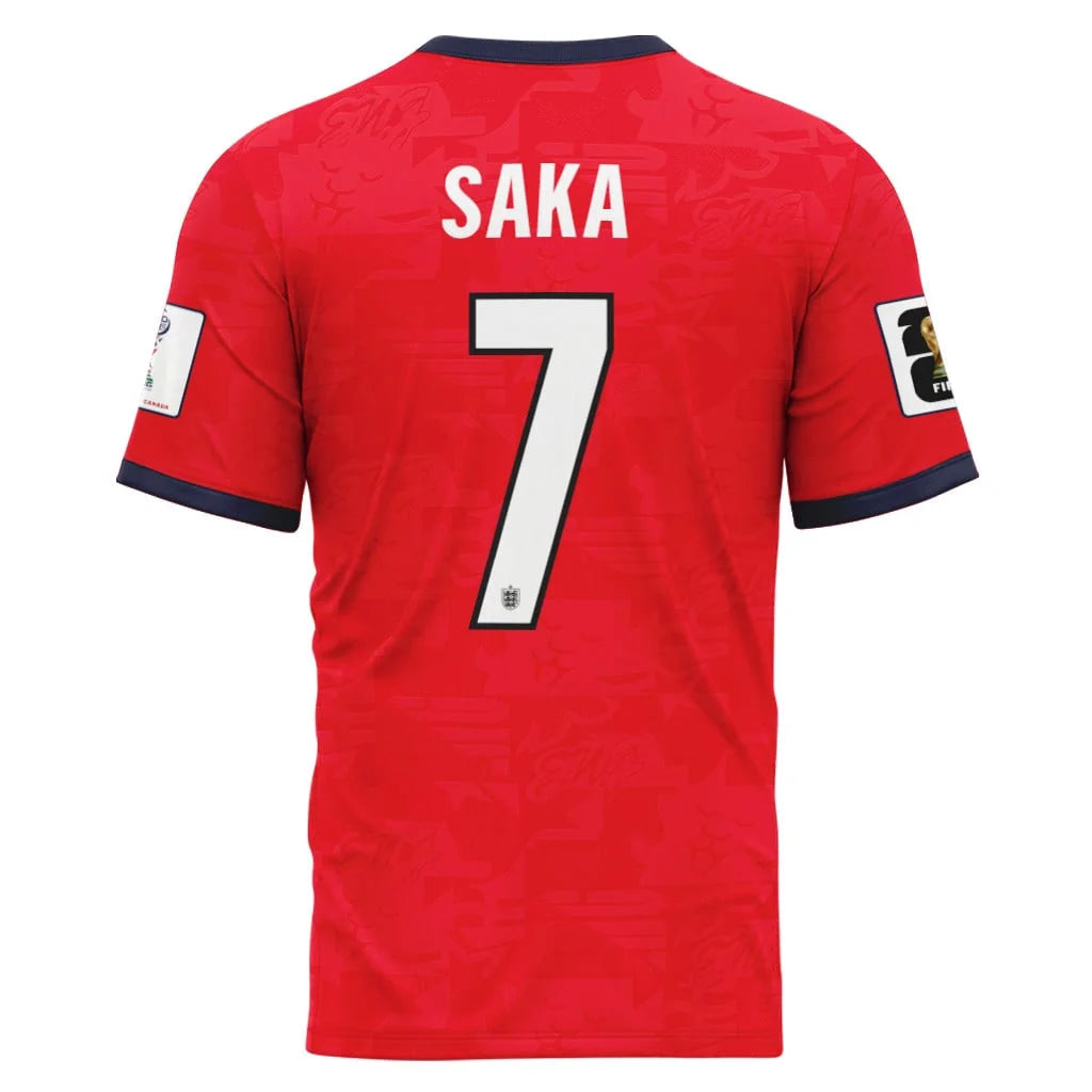 Saka 7 Away AOP T-Shirt 2026 World Cup England