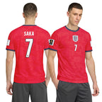 Saka 7 Away AOP T-Shirt 2026 World Cup England