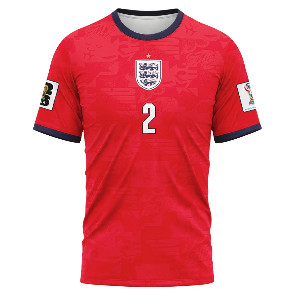 Walker 2 Away AOP T-Shirt 2026 World Cup England