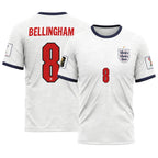 Bellingham 8 Home AOP T-Shirt 2026 World Cup England
