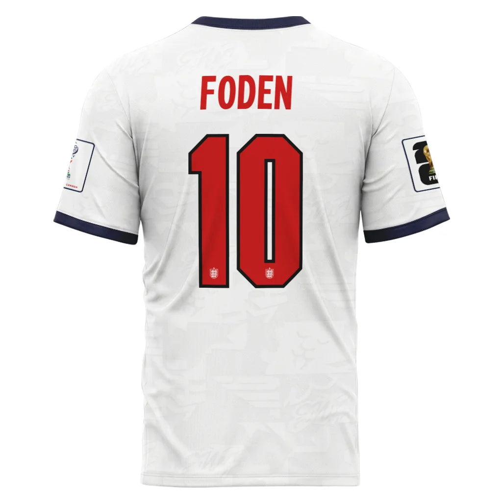 Foden 10 Home AOP T-Shirt 2026 World Cup England
