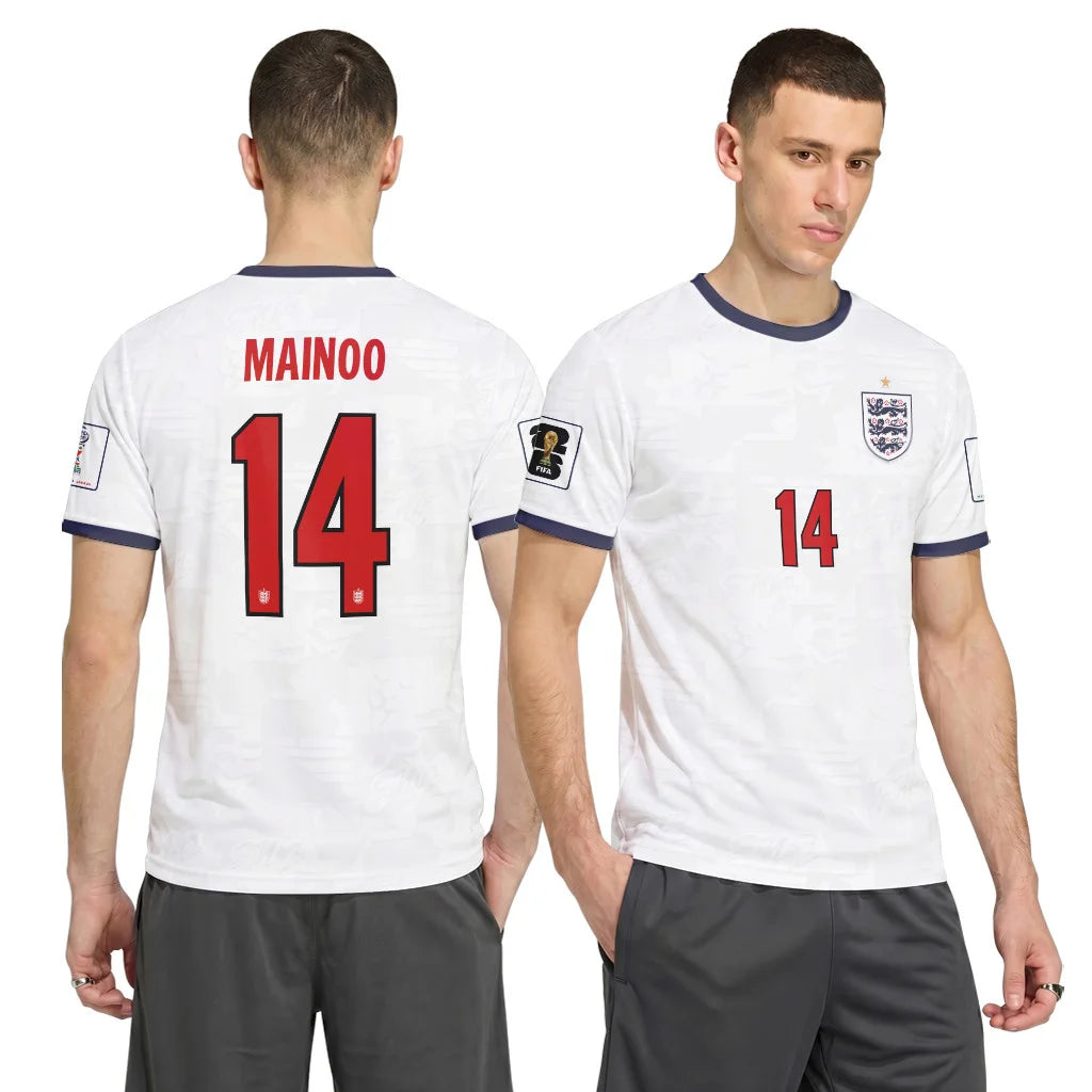Mainoo 14 Home AOP T-Shirt 2026 World Cup England