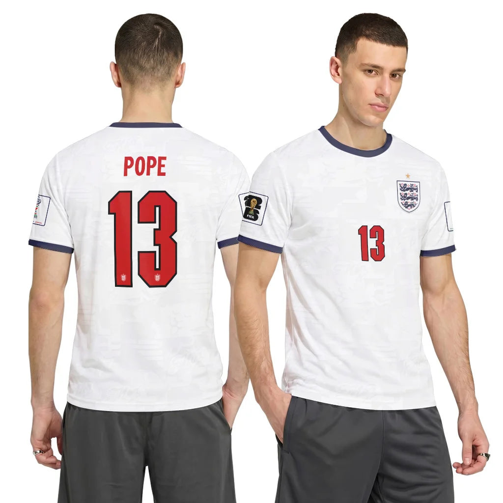 Pope 13 Home AOP T-Shirt 2026 World Cup England