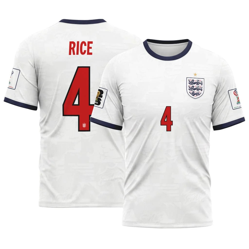 Rice 4 Home AOP T-Shirt 2026 World Cup England