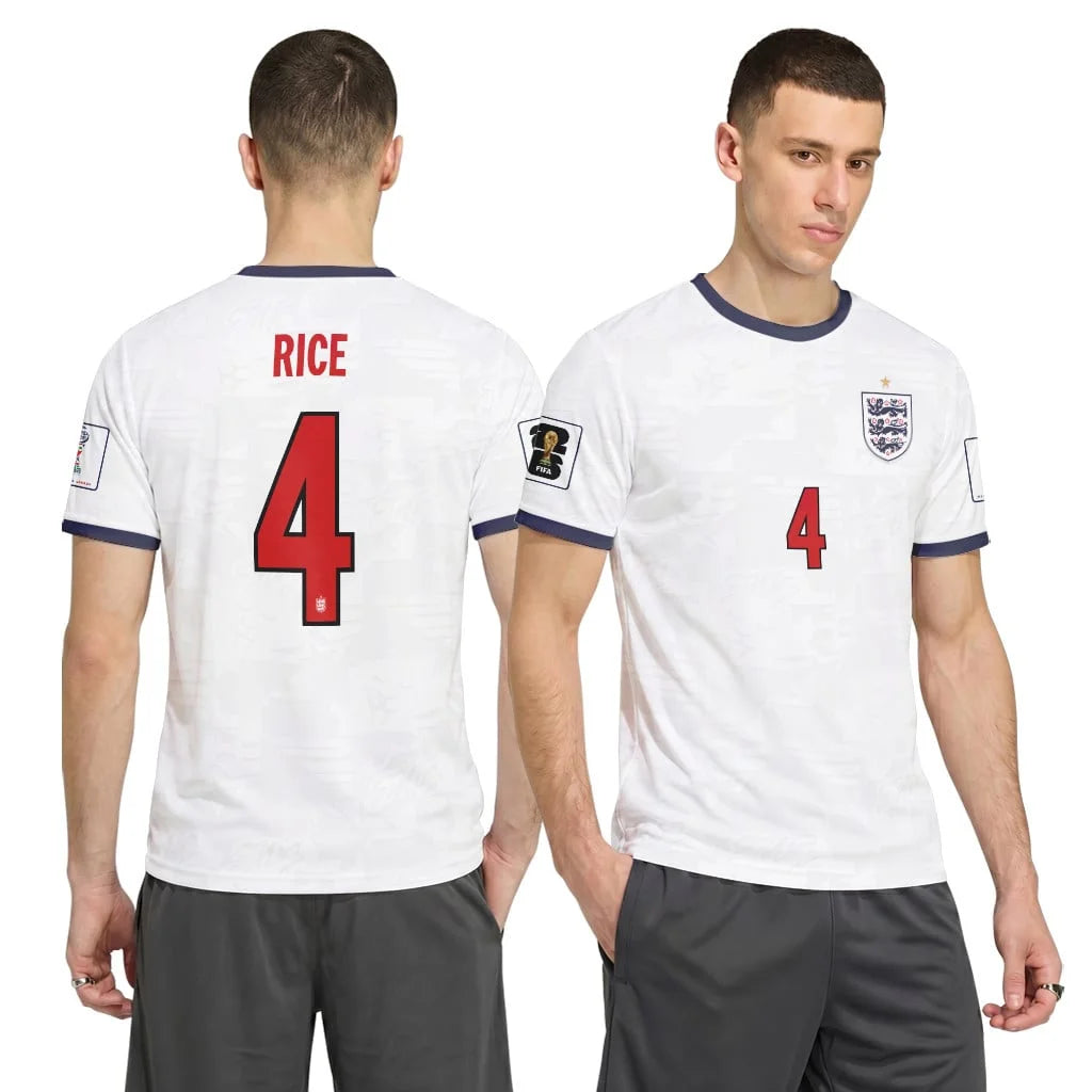 Rice 4 Home AOP T-Shirt 2026 World Cup England