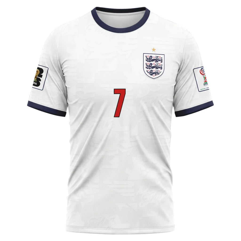 Saka 7 Home AOP T-Shirt 2026 World Cup England