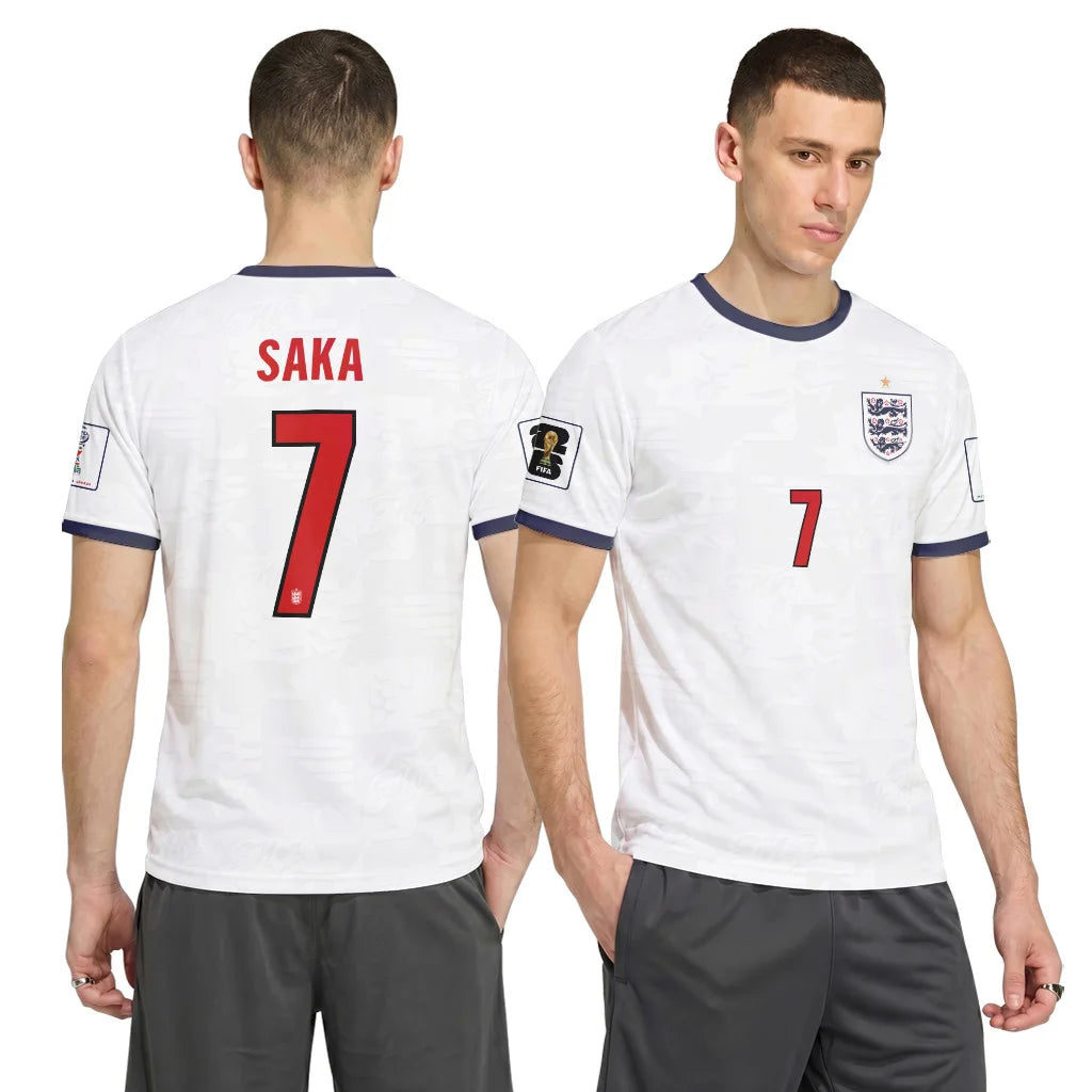 Saka 7 Home AOP T-Shirt 2026 World Cup England