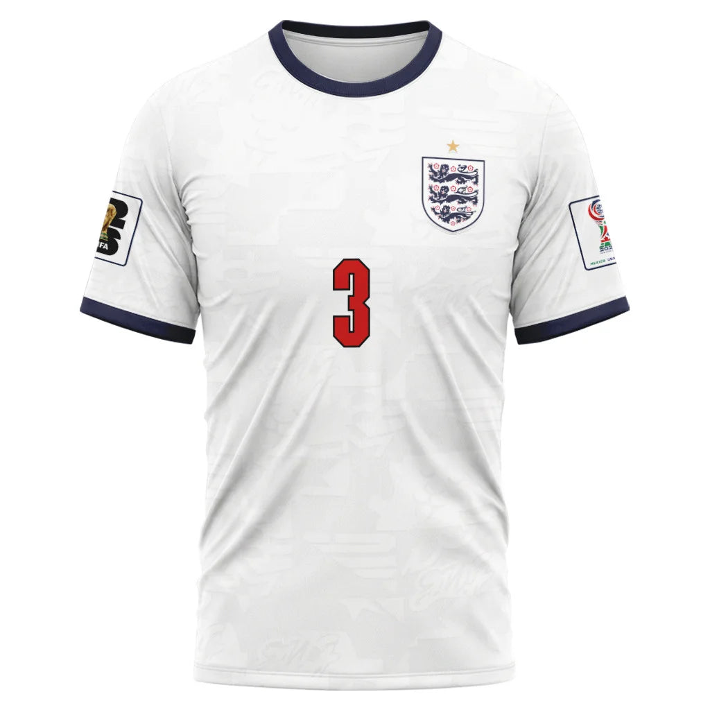 Shaw 3 Home AOP T-Shirt 2026 World Cup England