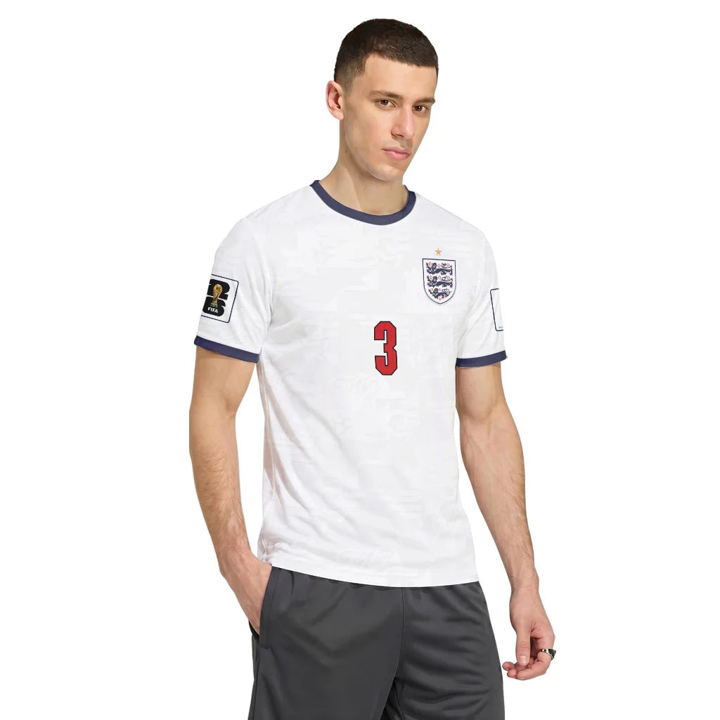 Shaw 3 Home AOP T-Shirt 2026 World Cup England