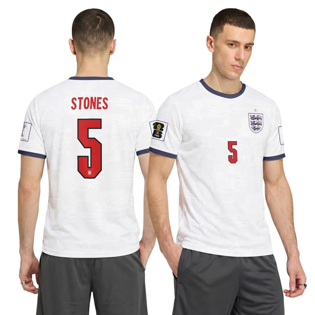 Stones 5 Home AOP T-Shirt 2026 World Cup England