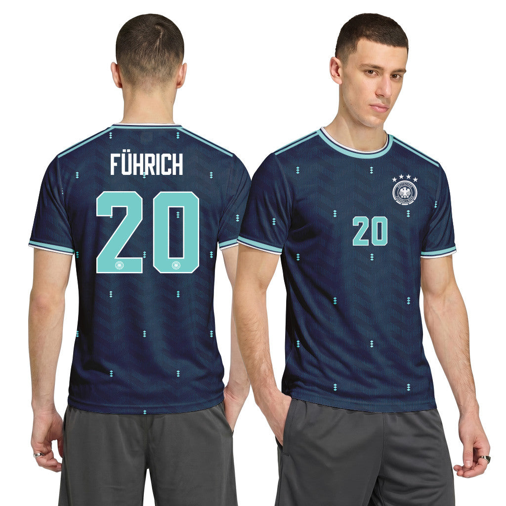 F?hrich 20 Away AOP T-Shirt 2026 World Cup Germany Away AOP T-Shirt