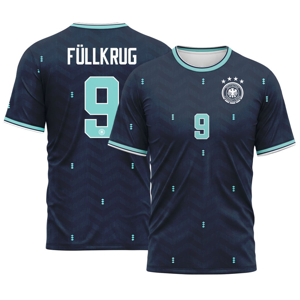 F?llkrug 9 Away AOP T-Shirt 2026 World Cup Germany Away AOP T-Shirt