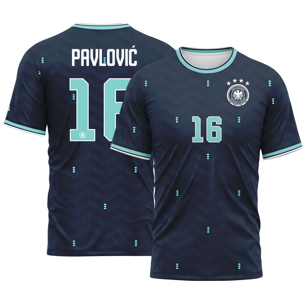 Pavlovi? 16 Away AOP T-Shirt 2026 World Cup Germany Away AOP T-Shirt