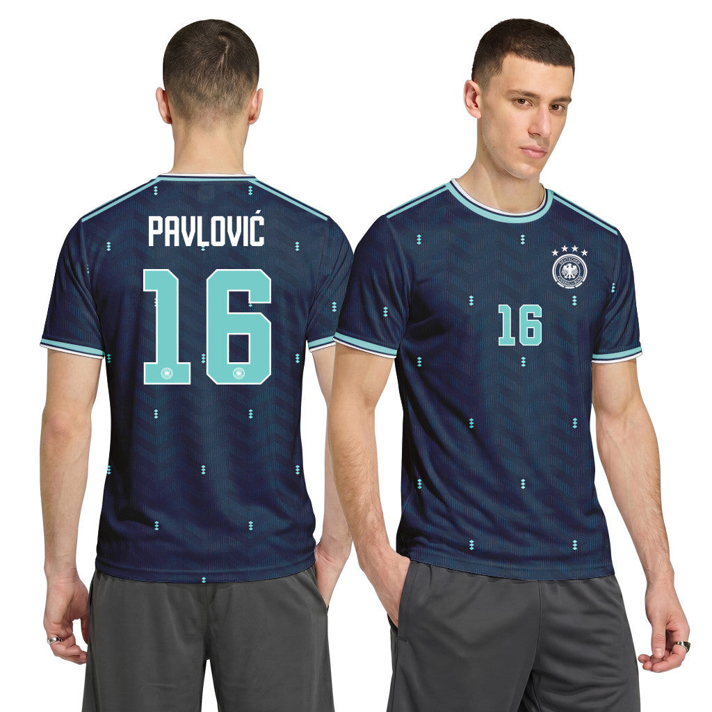 Pavlovi? 16 Away AOP T-Shirt 2026 World Cup Germany Away AOP T-Shirt