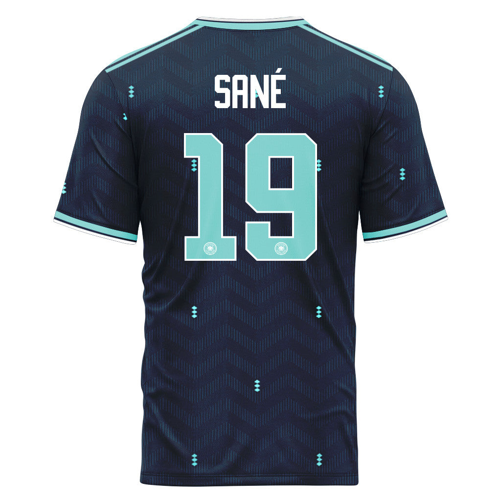 San? 19 Away AOP T-Shirt 2026 World Cup Germany Away AOP T-Shirt