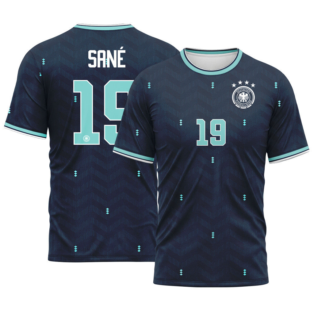 San? 19 Away AOP T-Shirt 2026 World Cup Germany Away AOP T-Shirt