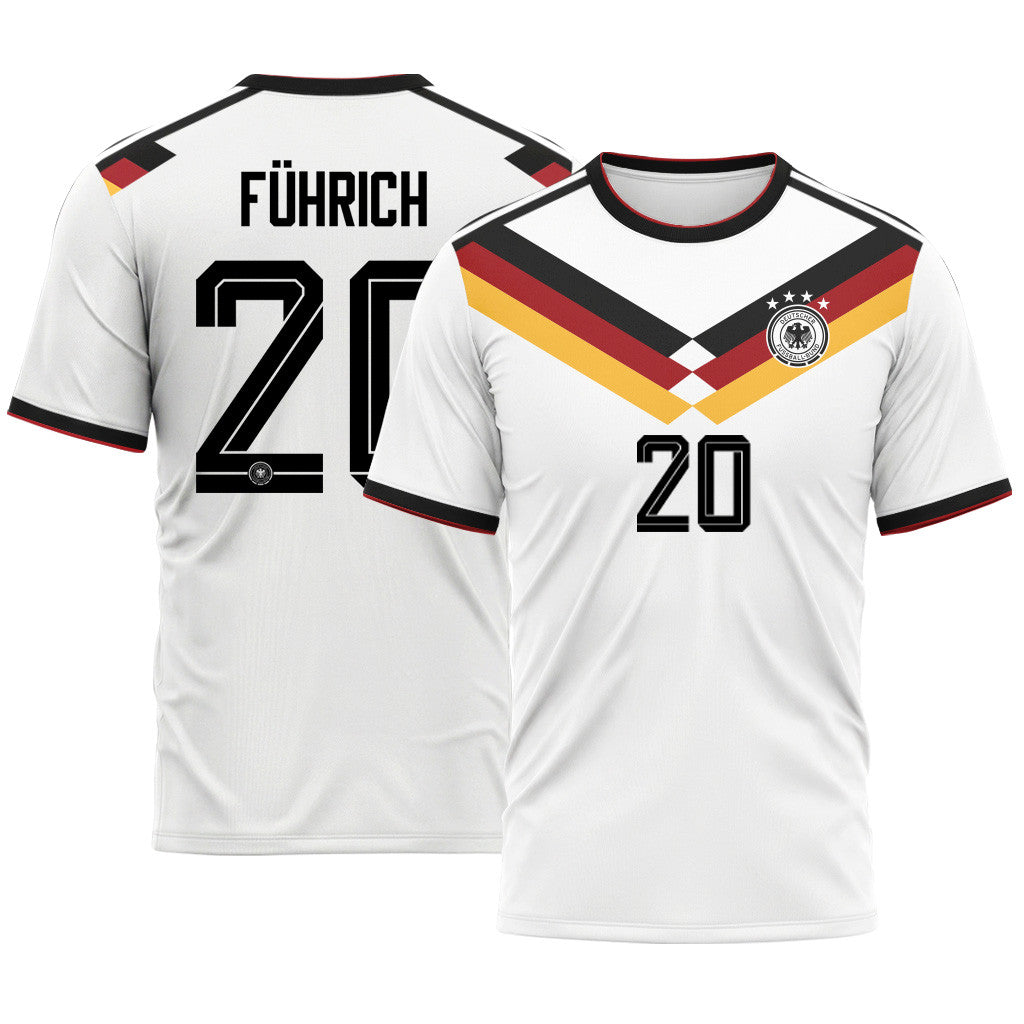 F?hrich 20 AOP T-Shirt Away AOP T-Shirt 2026 World Cup Germany Home