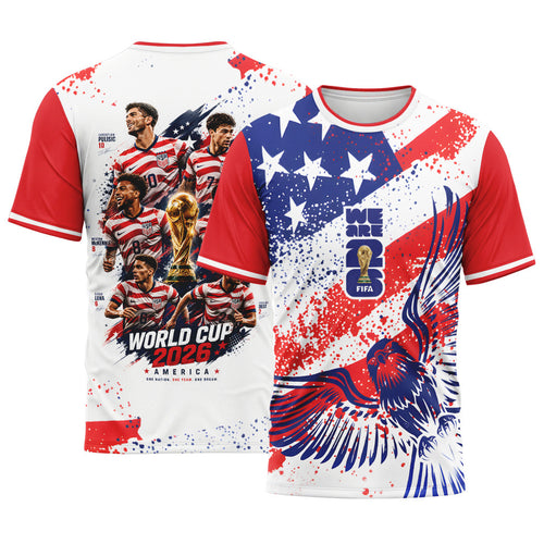 USA World Cup 2026 America Eagle AOP T-Shirt