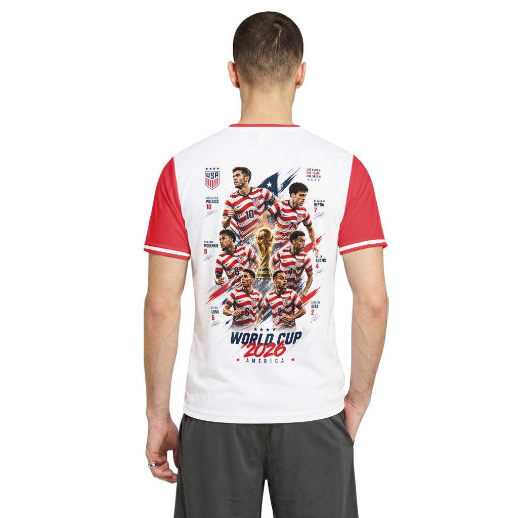 USA World Cup Champions Tribute AOP T-Shirt