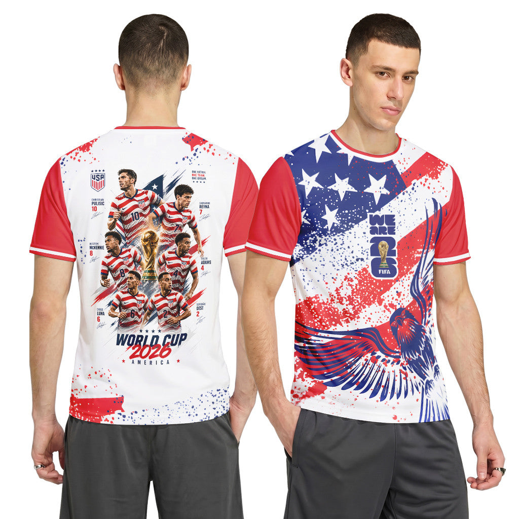 USA World Cup Champions Tribute AOP T-Shirt