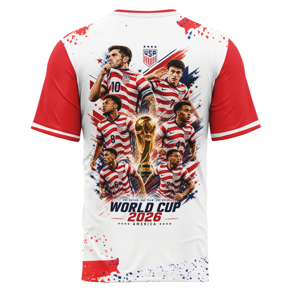 USA Soccer Stars World Cup 2026 AOP T-Shirt